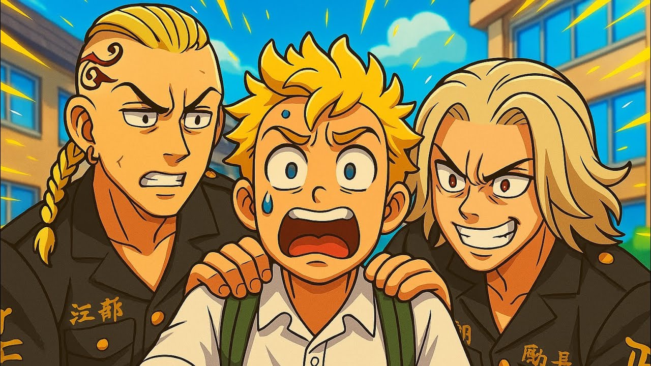 😂 mikey e draken buscam takemichi para entrar na toman - tokyo revengers vr