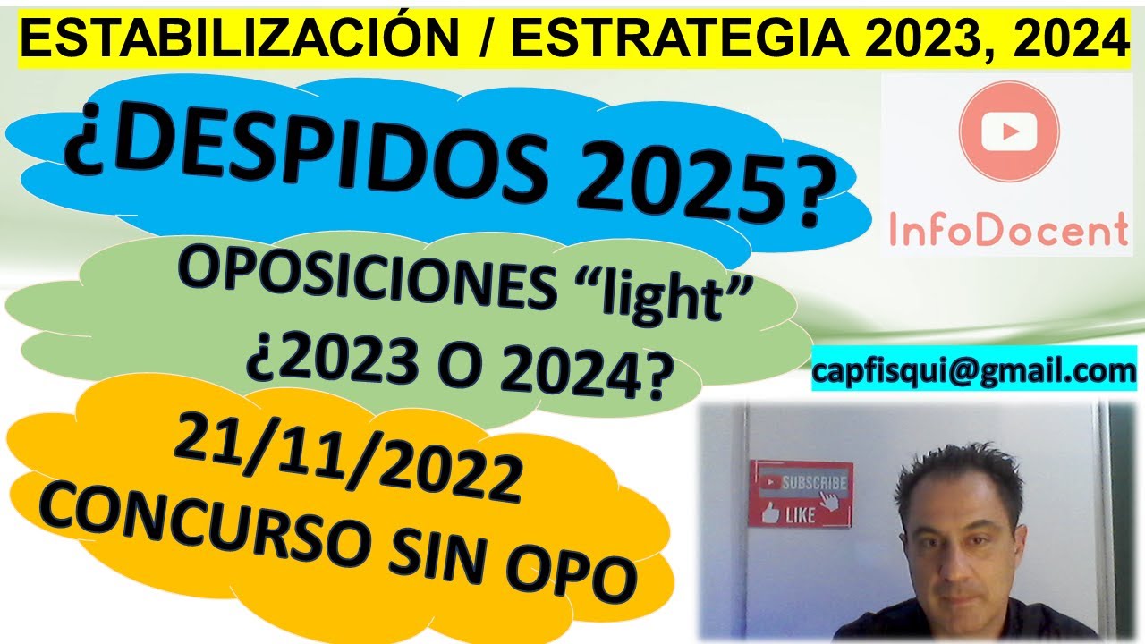 2026 y 2027. 😵‍💫 ¿Por qué no hablan del futuro?, experiencia oposiciones 2024 incertidumbre 2025