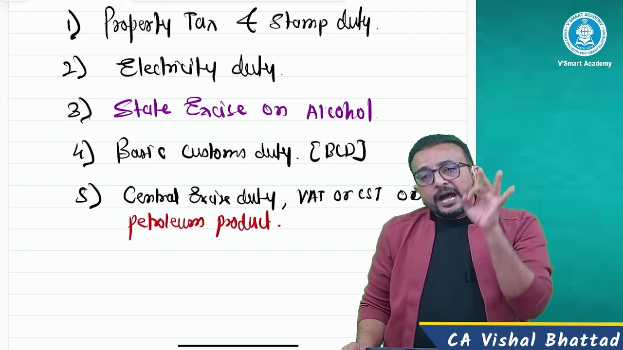Lec 02 New CA CMA INTER GST In Depth Regular Batch May 2026 Exams CA Vishal Bhattad