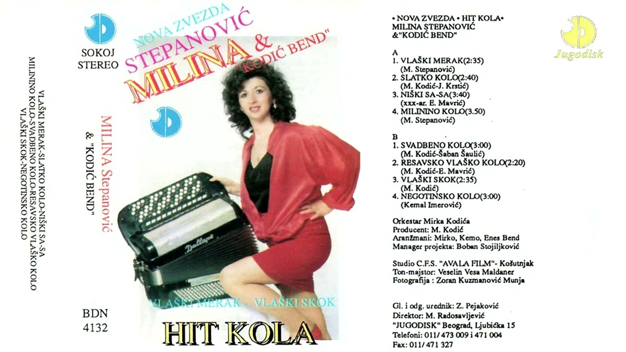 Milina Stepanovic - Svadbeno kolo [Official Audio 1990]