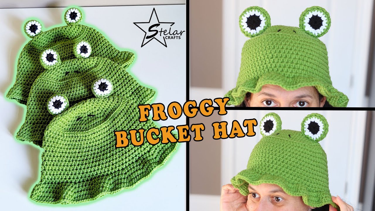 Crochet Frog Hat Tutorial | Make a Fun and Easy Bucket Hat