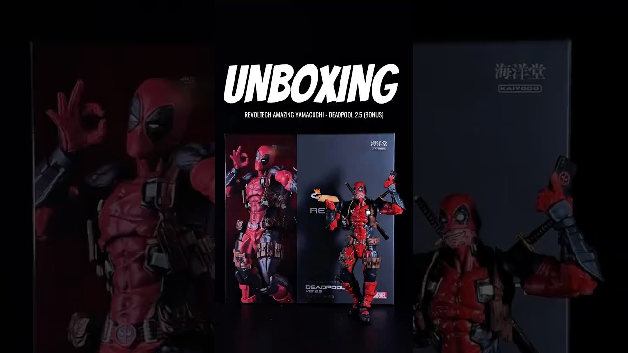 Unboxing: Deadpool 2.5 (Bonus) - Amazing Yamaguchi Revoltech | PT-Action Figure #deadpool #bonus