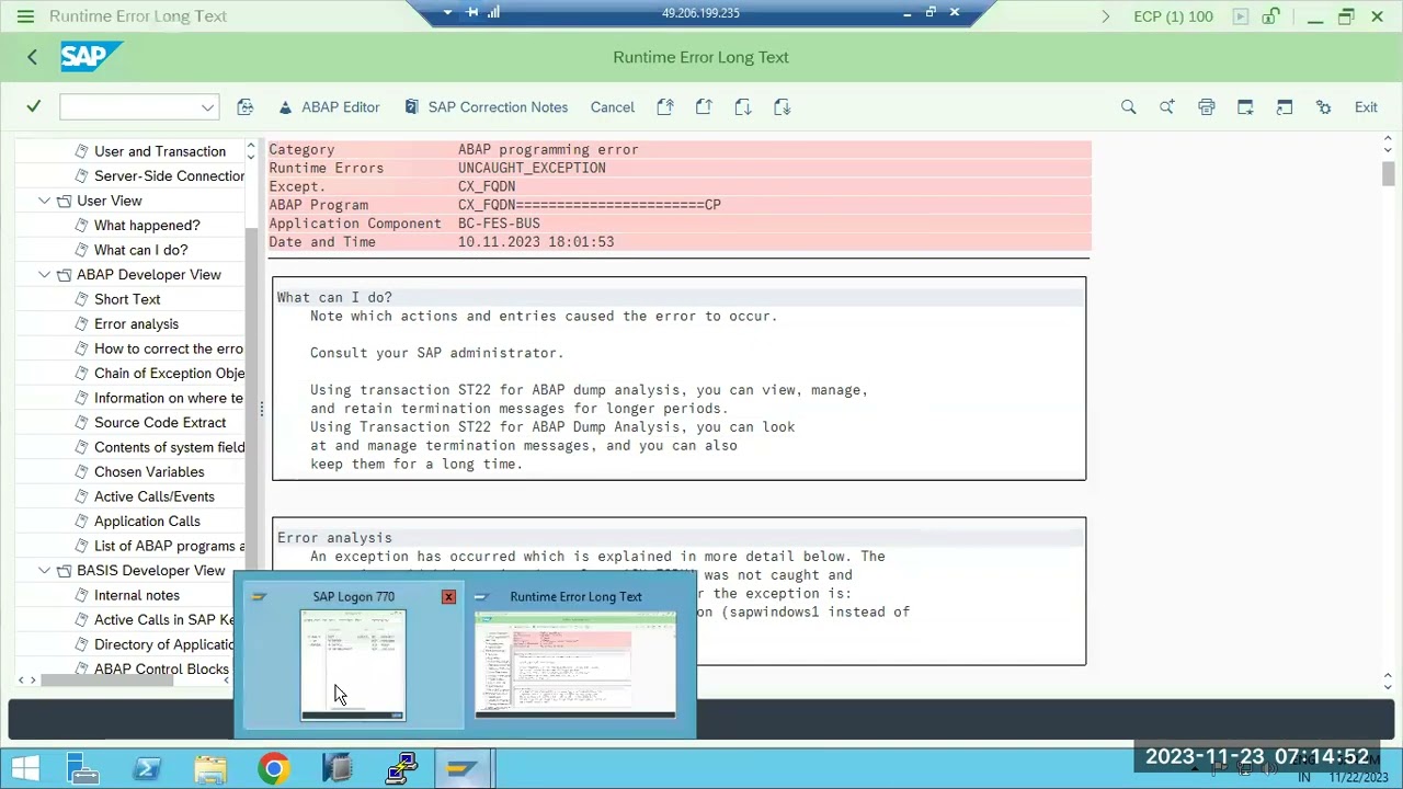 SAP NOTE IMPLEMENTATION and SPAM/SAINT