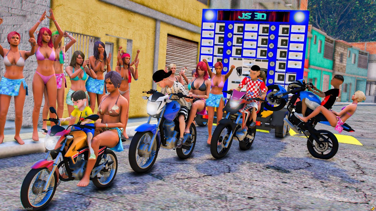 LEVEI MEU SOBRINHO NO PIÃO NO MORRO DE MOTOS COM MEUS AMIGOS no GTA 5 O FILME