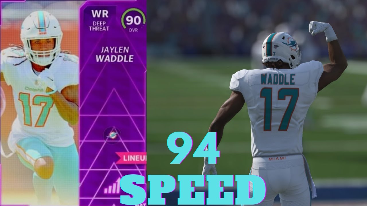Rising star Jaylen Waddle | Madden 22 Ultimate Team
