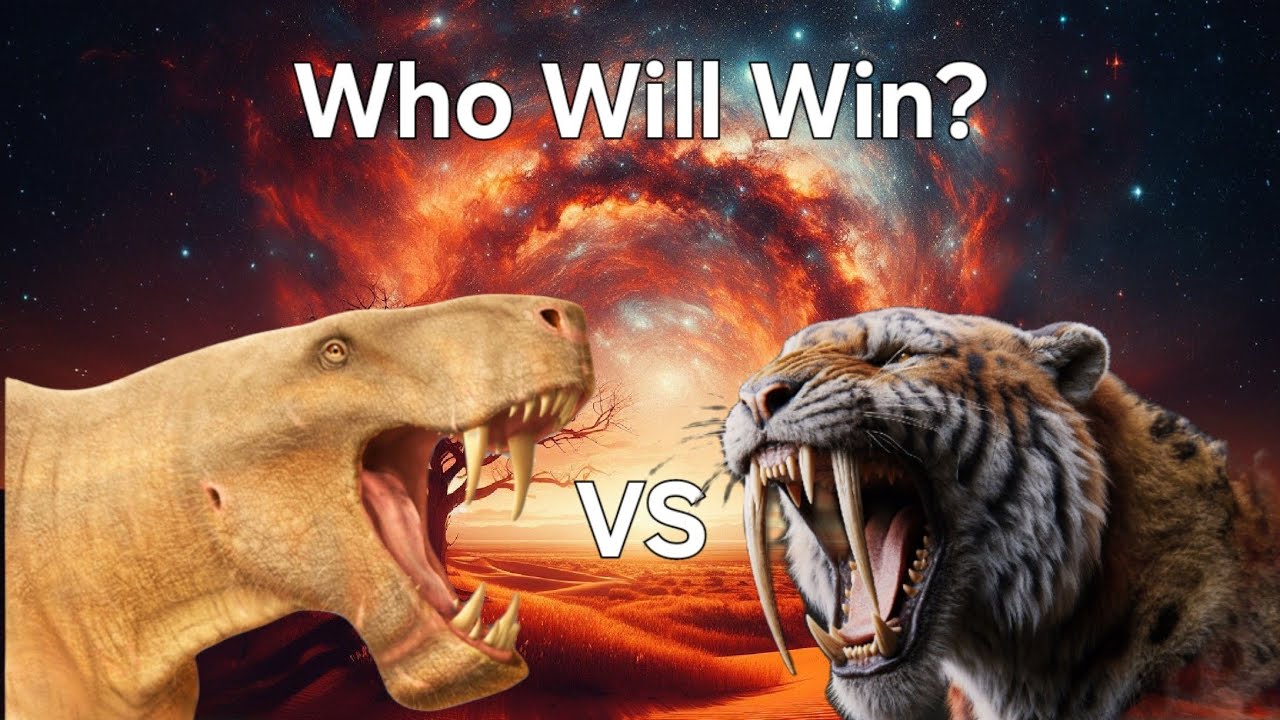 Gorgonopsid vs Smilodon: Clash of Prehistoric Titans!