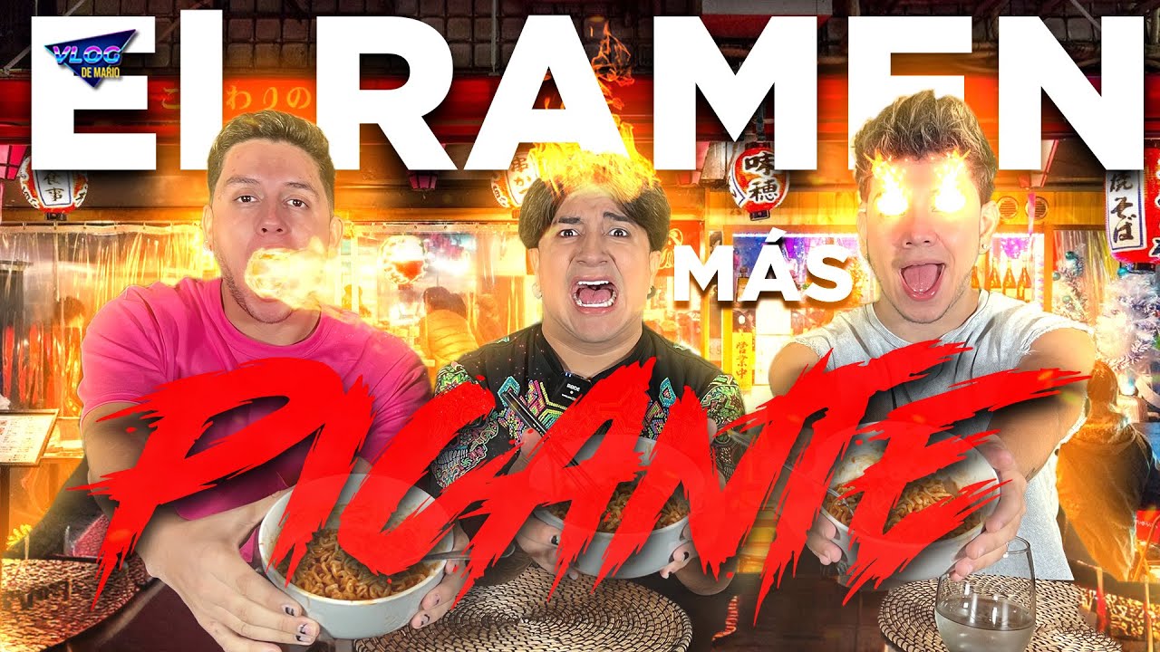 Probando el RAMEN MÁS PICOSO del MUNDO | Mario Aguilar