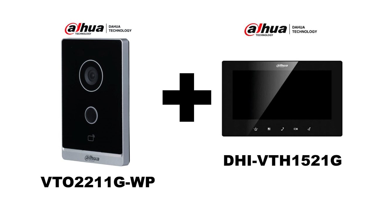 Configuracion facil videoportero, monitor DHI-VTH1521G y frente de alle Dahua VTO2211G-WP