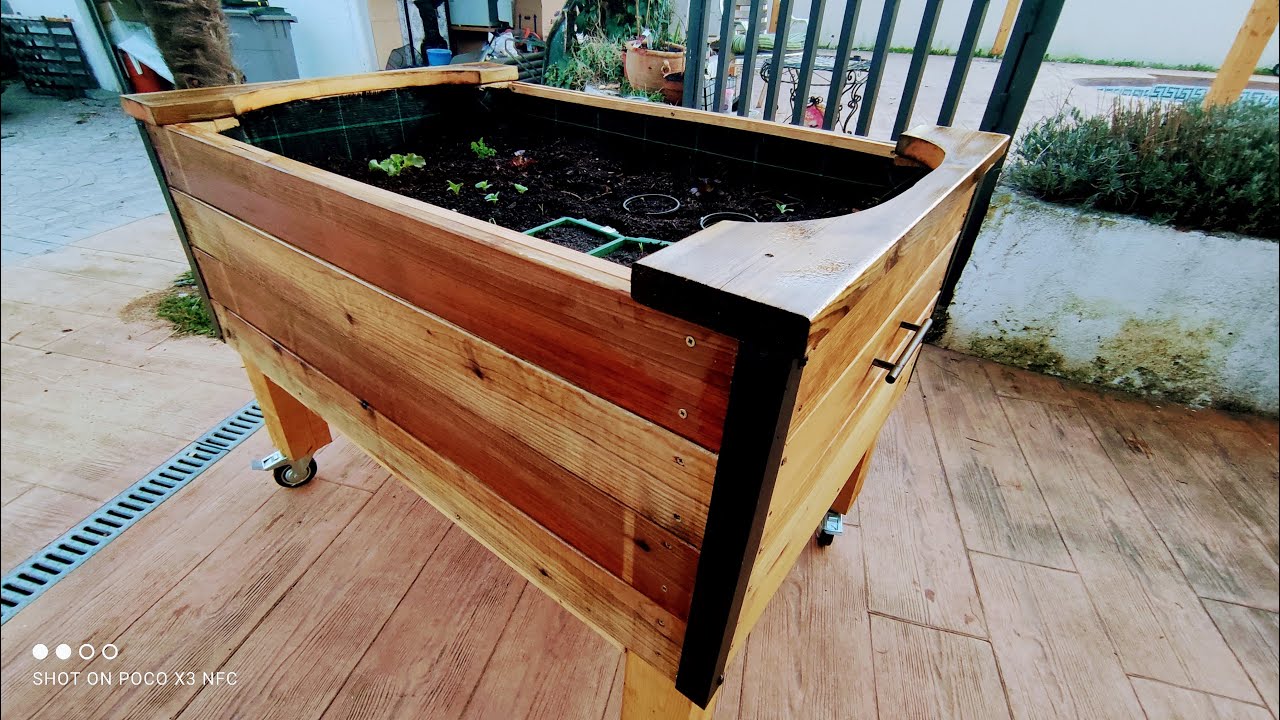 Bac potager surélevé