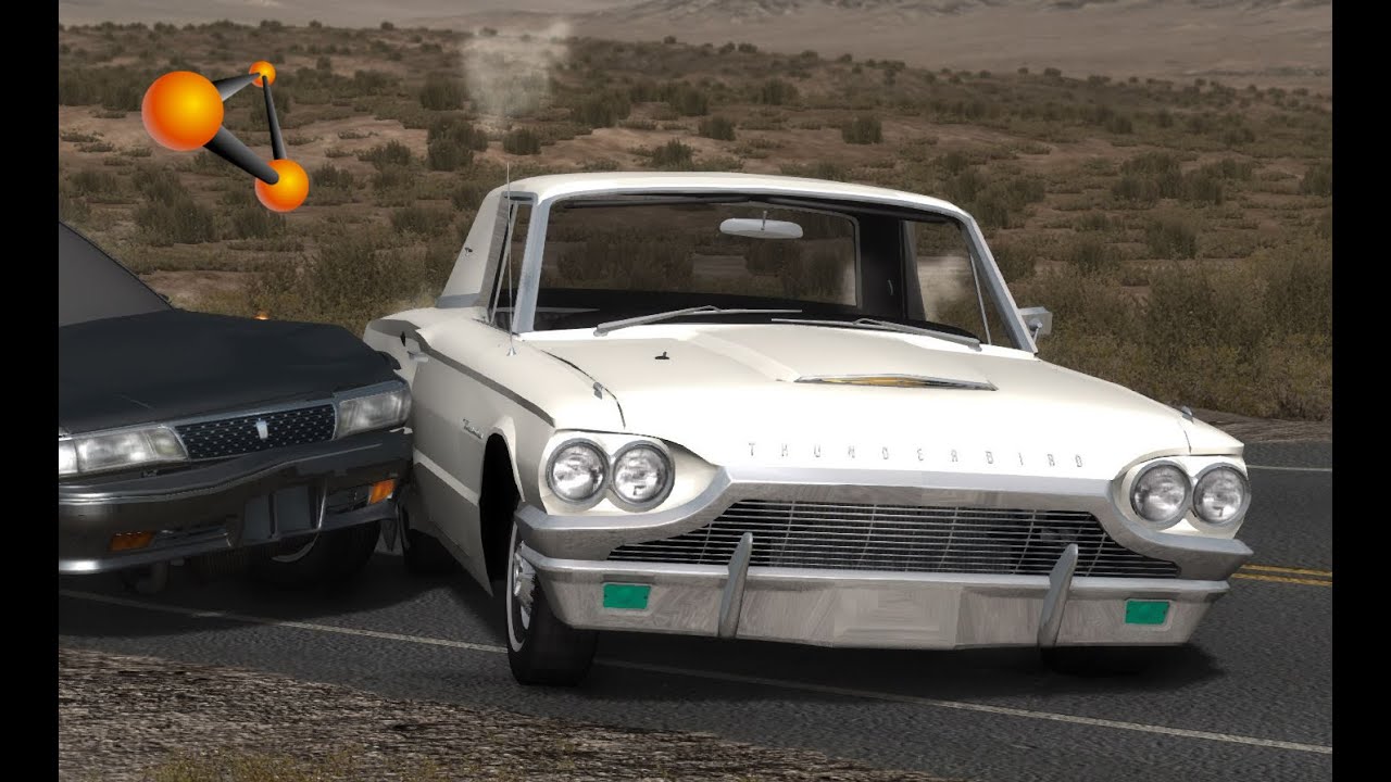 BeamNG.Drive Mod : Ford Thunderbird 1964 (Crash test)