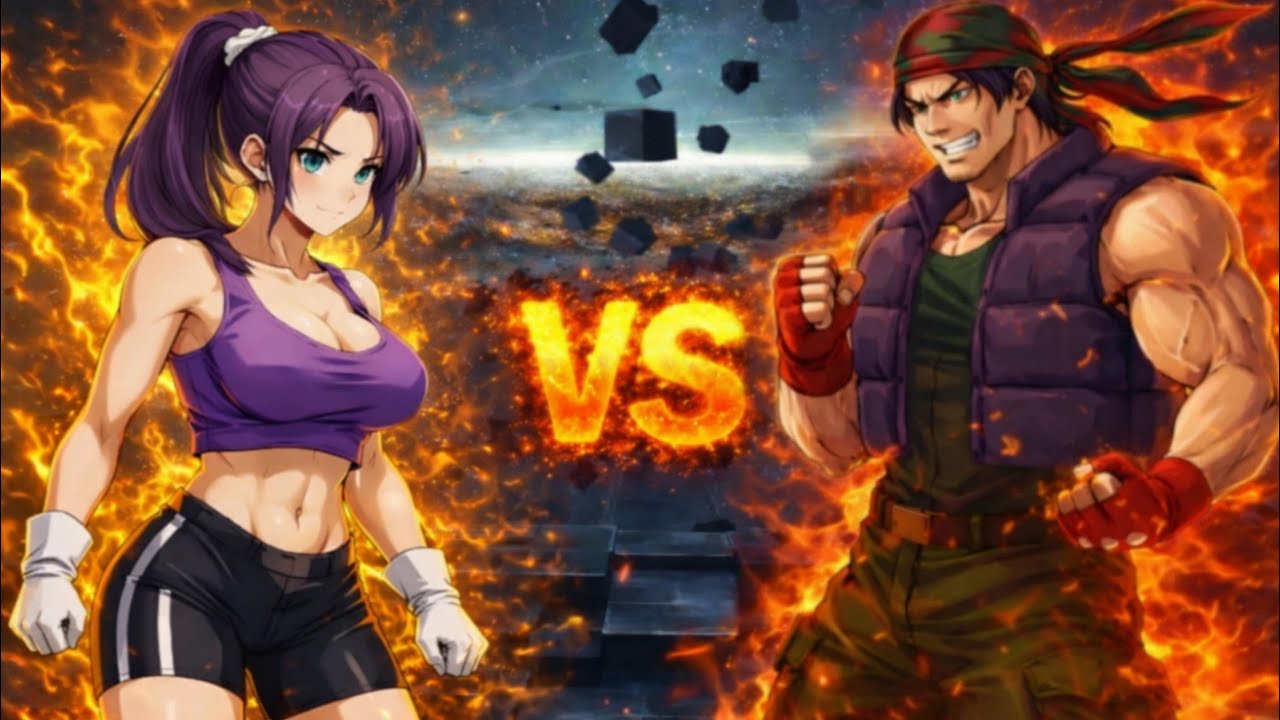 [DBZ vs KOF] Son Bra vs Ralf Jones