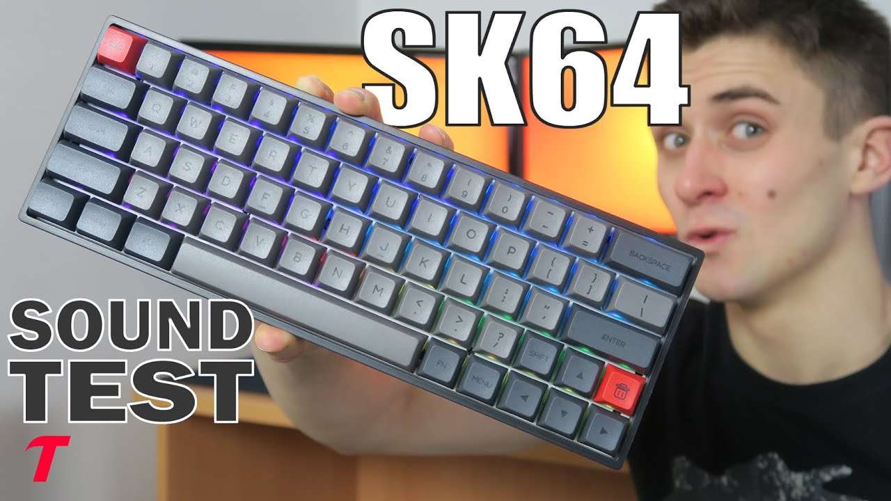 Geek SK64 Review + Sound Test - Optically AWESOME! (Gateron Brown Switch)