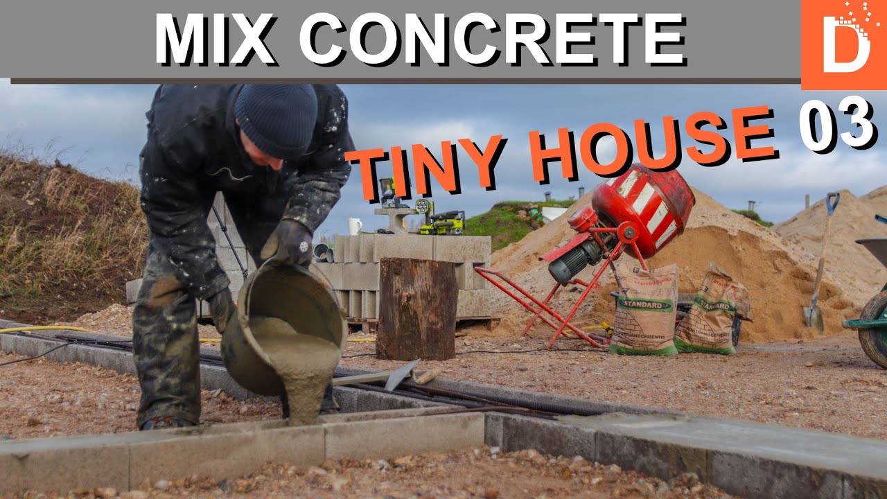 Tiny House Basement - Foundation finish