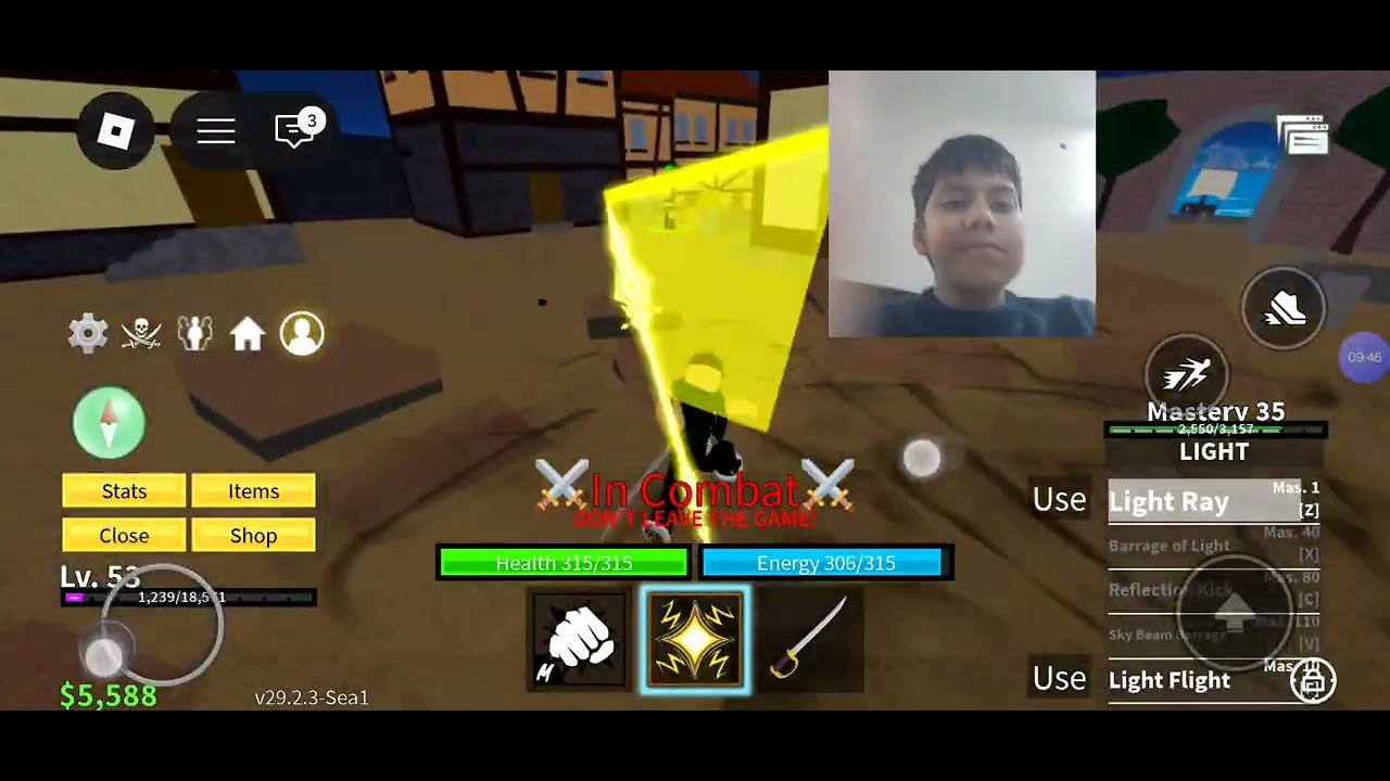Level into 57 