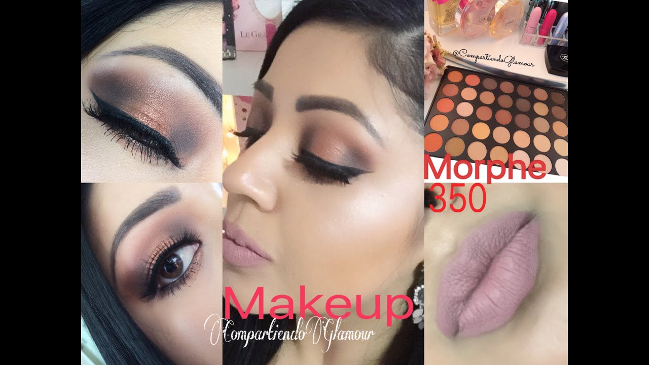 Maquillate conmigo desde cero / Reseña de la paleta de sombras Morphe 350