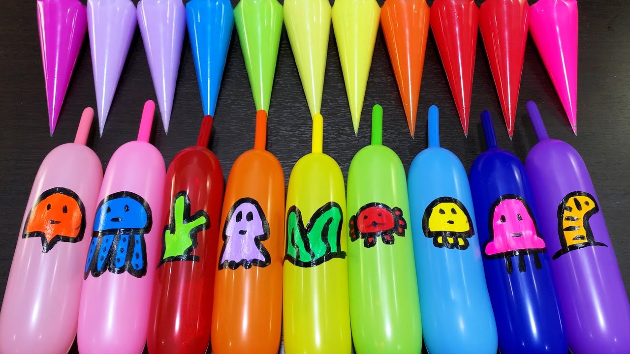 MAKING SLIME WITH PIPING BAG VS BALLOON ! SATISFYING VIDEOS #6928