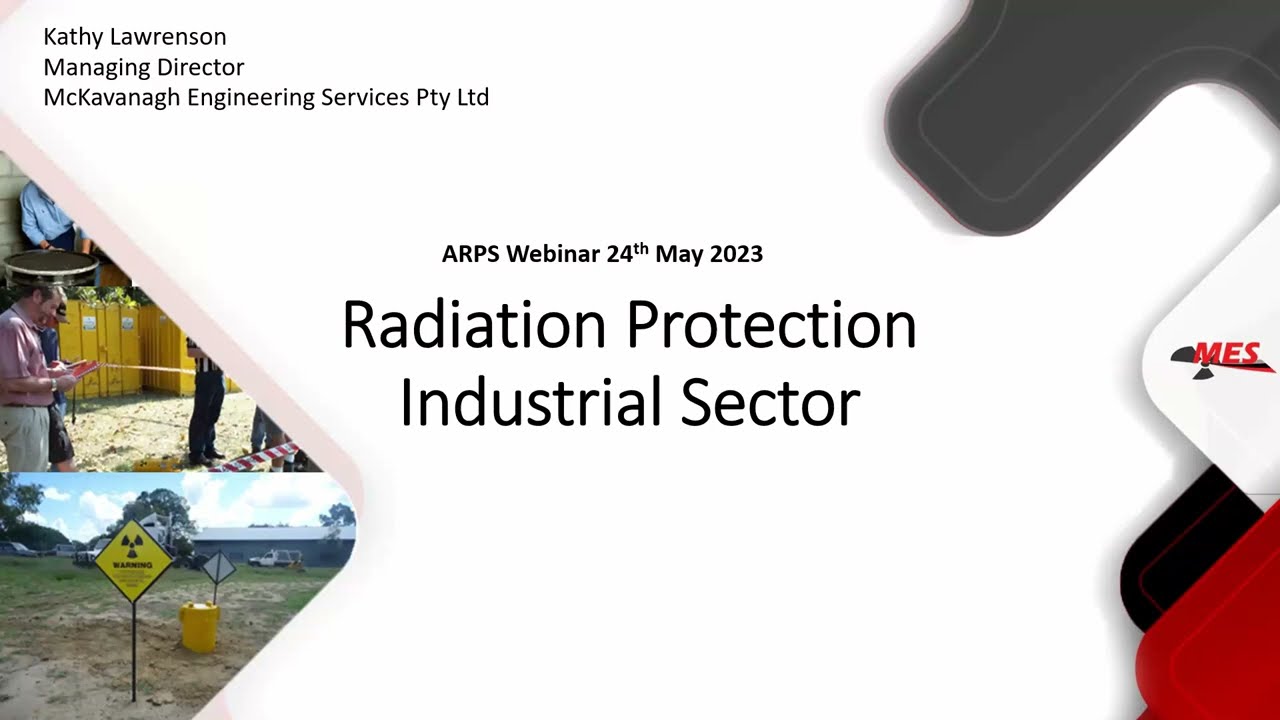 ARPS Webinar - Radiation Protection in the Industrial Sector