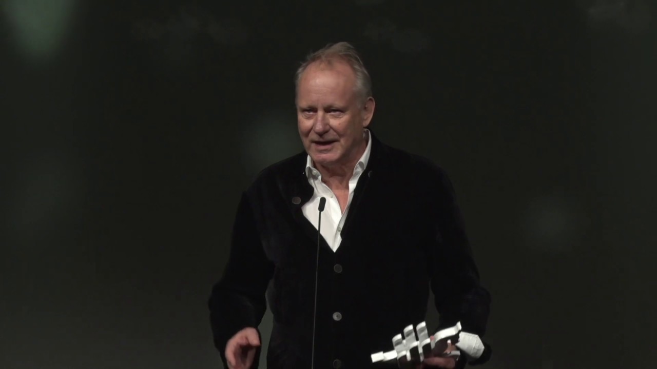 Stellan Skarsgård receiving the Nordic Honorary Dragon Award - Göteborg Film Festival 2020