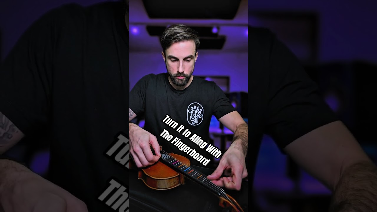 🎻 How to install Finger Guide Fret Sticker on your Violin🤘