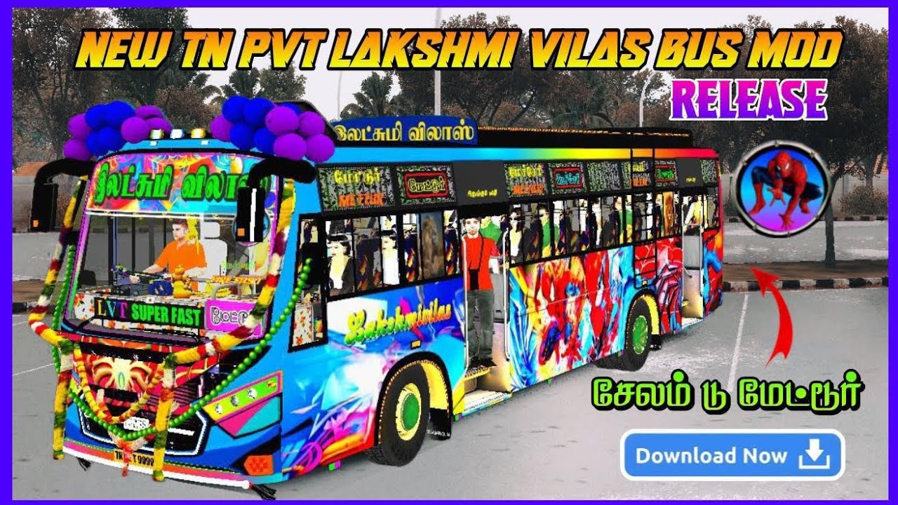 🎀NEW TN👑 PVR LAKSHMI🥰 VILAS🔥 BUS MOD🤩 RELEASE🥳 DOWNLOAD🎉 NOW🫂 
