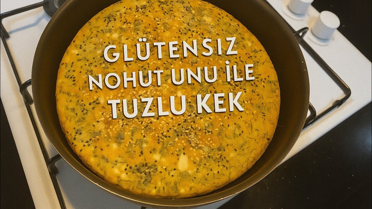 Glütensiz, Sağlıklı ve Lezzetli! Nohut Unlu Tuzlu Kek#food #tarif #keşfetbeniöneçıkar #cake 