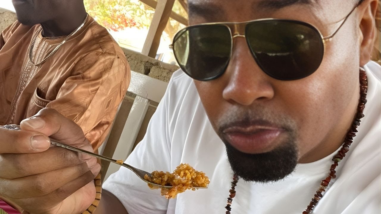 Tariq Nasheed Is In Africa Eating Jollof Rice.....Whats Next? 📱