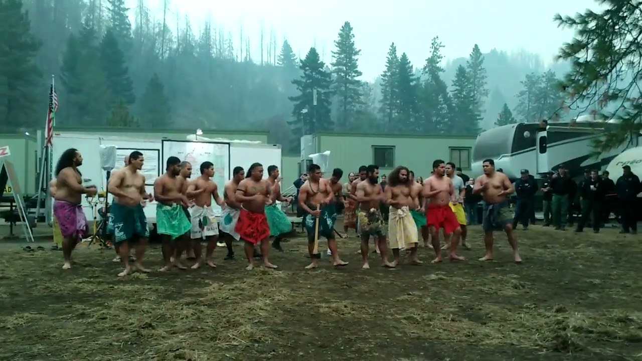 Samoan American Wildfires Team California Wildfires  2017 Six Rivers California  