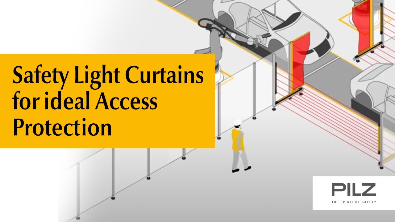 Safety light curtains for ideal access protection | Pilz