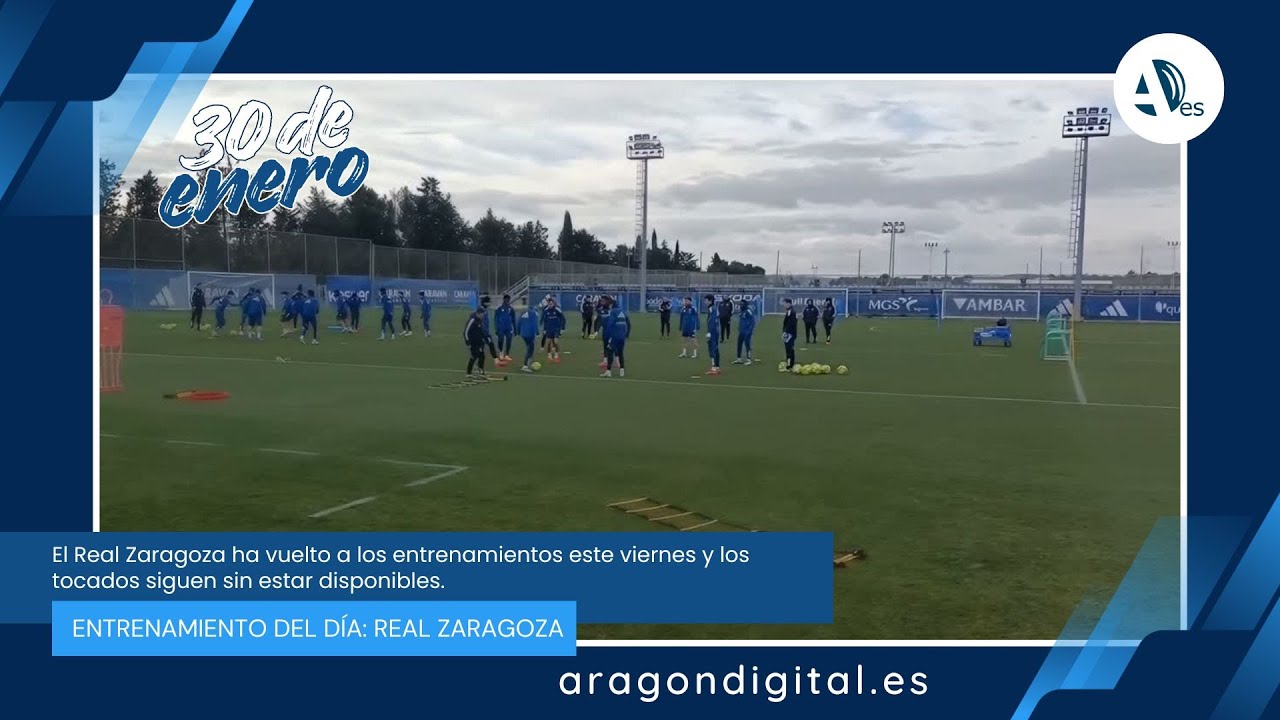 El Real Zaragoza ha vuelto a los entrenamientos el viernes sin los jugadores tocados