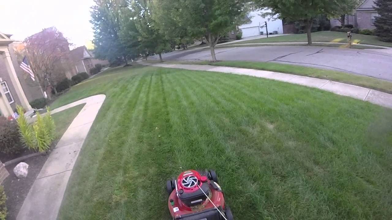 September Lawn Cutting Video 2015