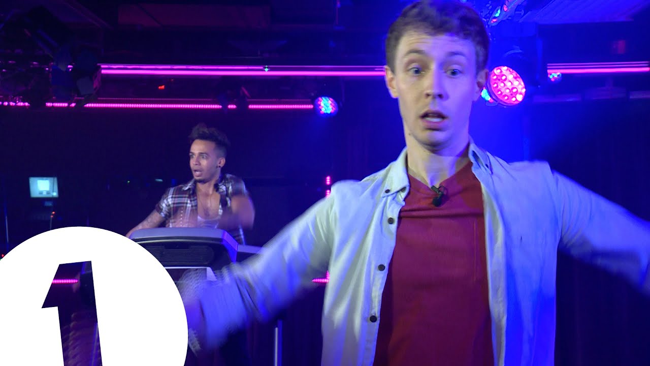 Aston Merrygold treadmill dancing
