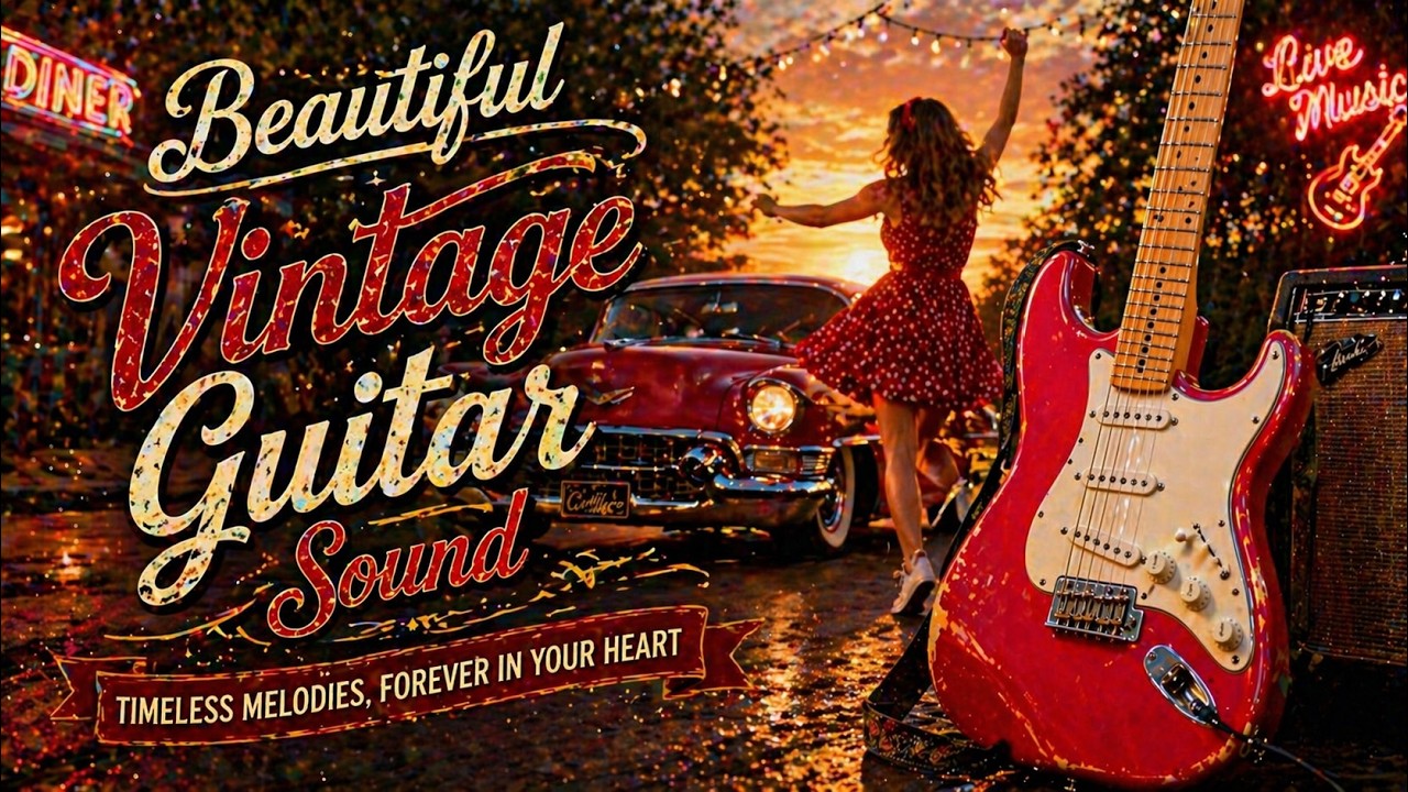 Beautiful Vintage Guitar Sound - Relaxing Guitar Cover (60s Classic)