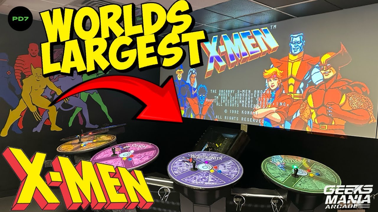 Крупнейшая в мире аркада X-Men | Полный тур по аркаде Geeks Mania — браслеты обязательны
