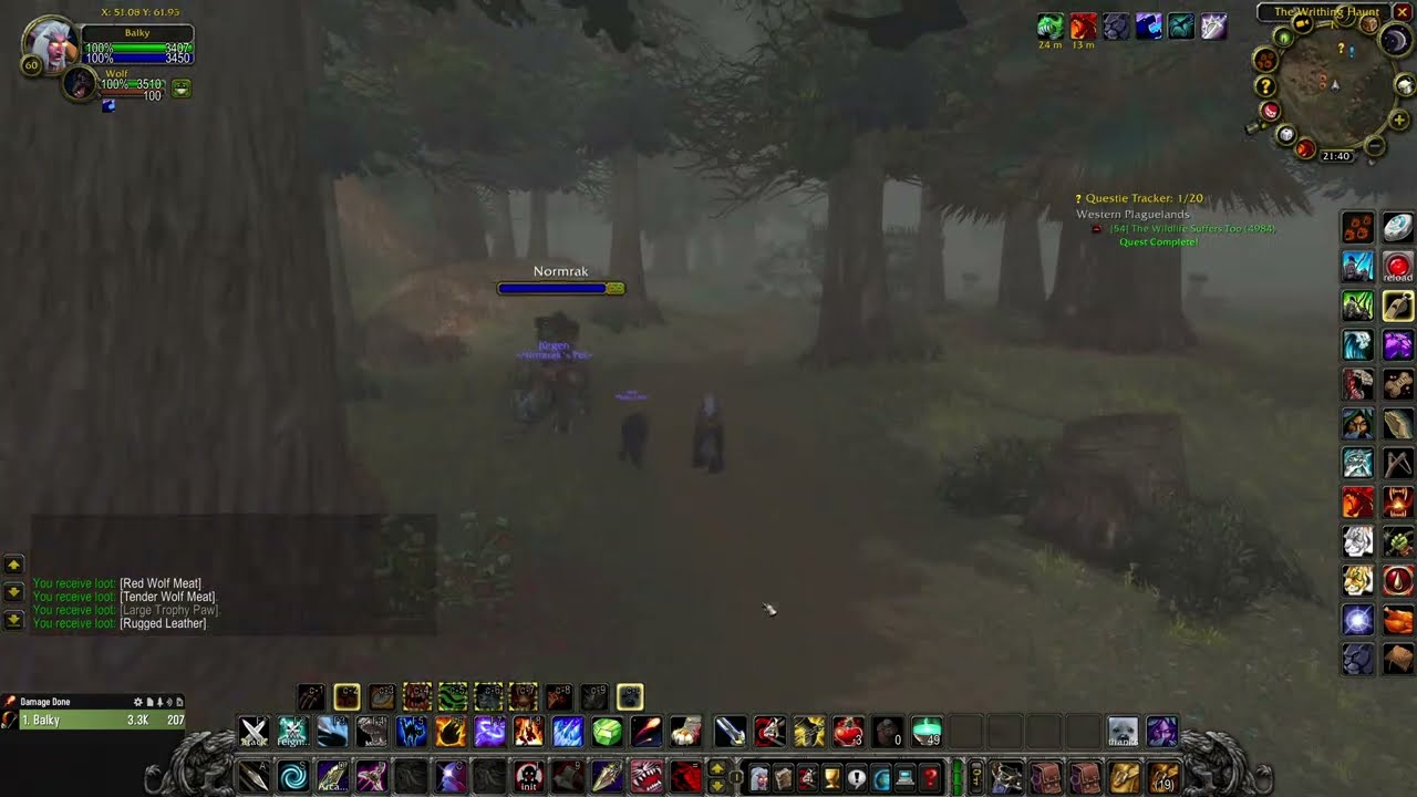 The Wildlife Suffers Too (WOW classic quest)