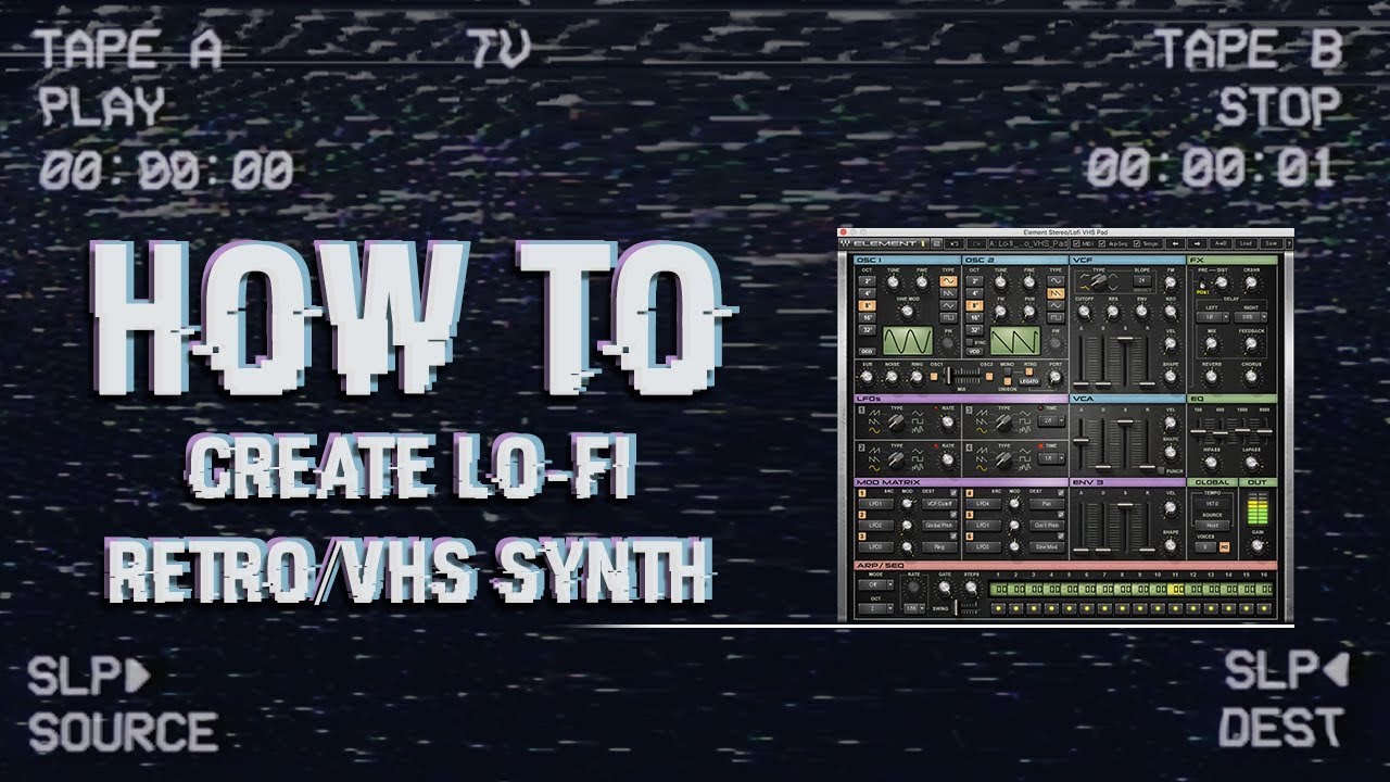 How to Create Retro '80s VHS Synth + Free Presets