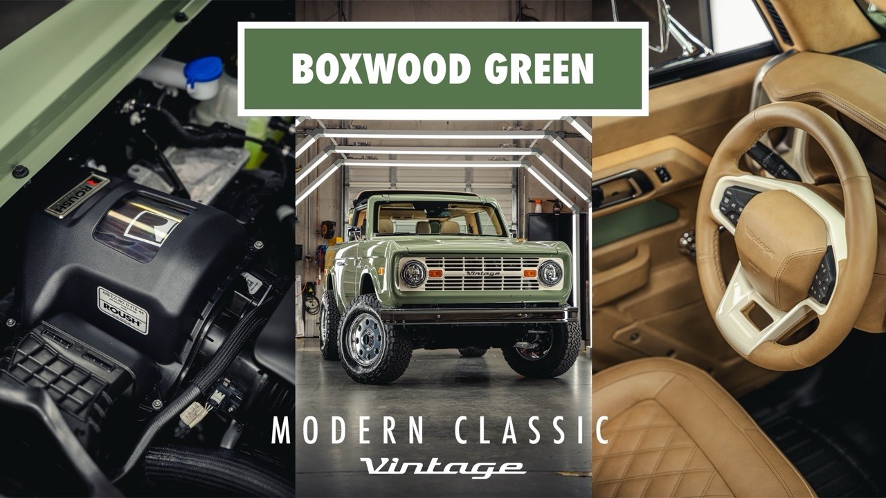 For Sale: Boxwood Green + Worn Glove Modern Classic | Vintage Modern (formerly Vintage Broncos)