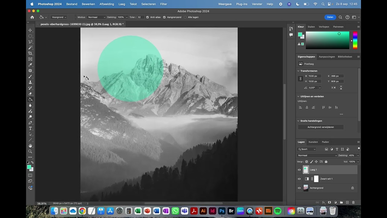 2 Photoshop lagen laagmodus opslaan