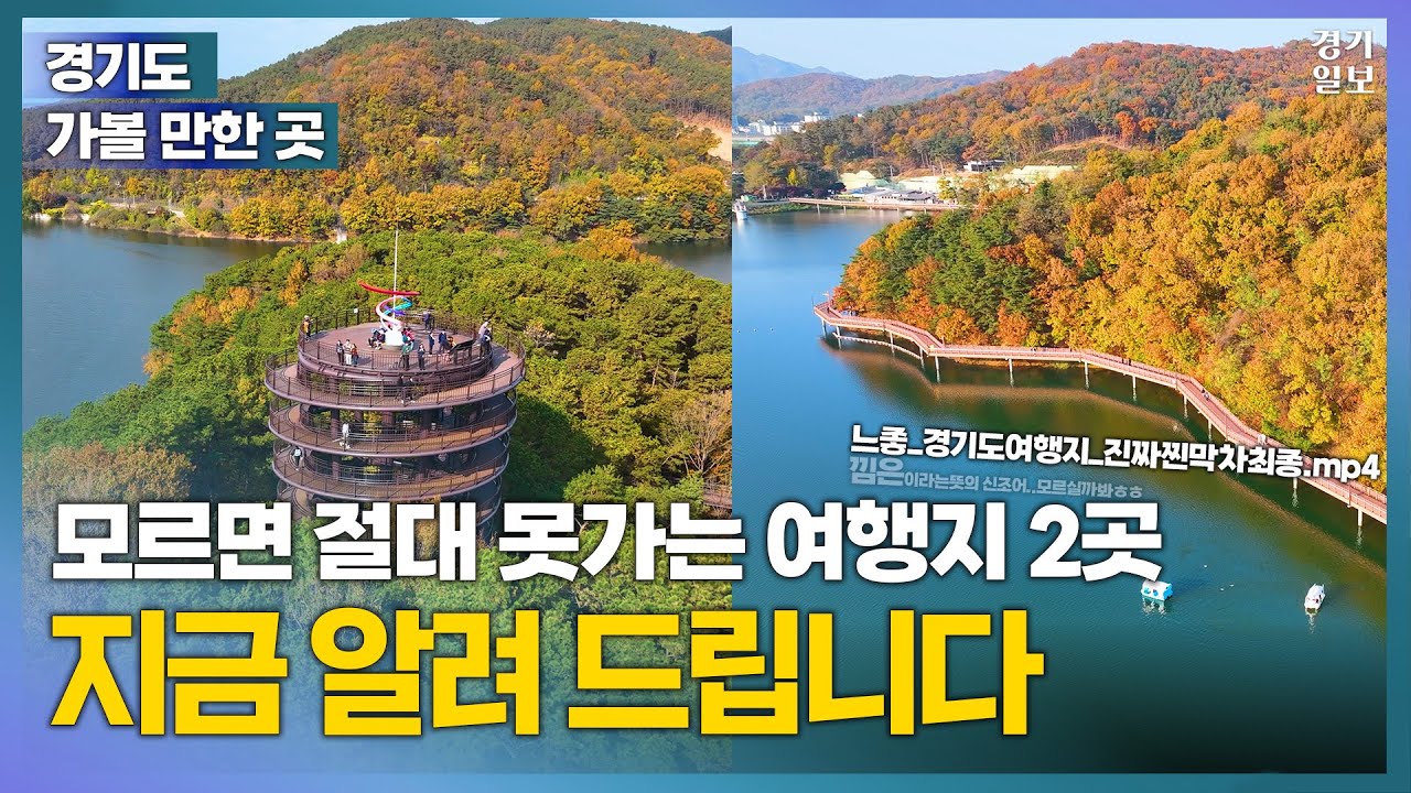 하늘전망대에 호수 둘레길까지! 놓치면 후회하는 경기도 여행지🏞!ㅣ안성 금광호수 하늘전망대 ㅣ 의왕 백운호수 [경기도 가볼 만한 곳]