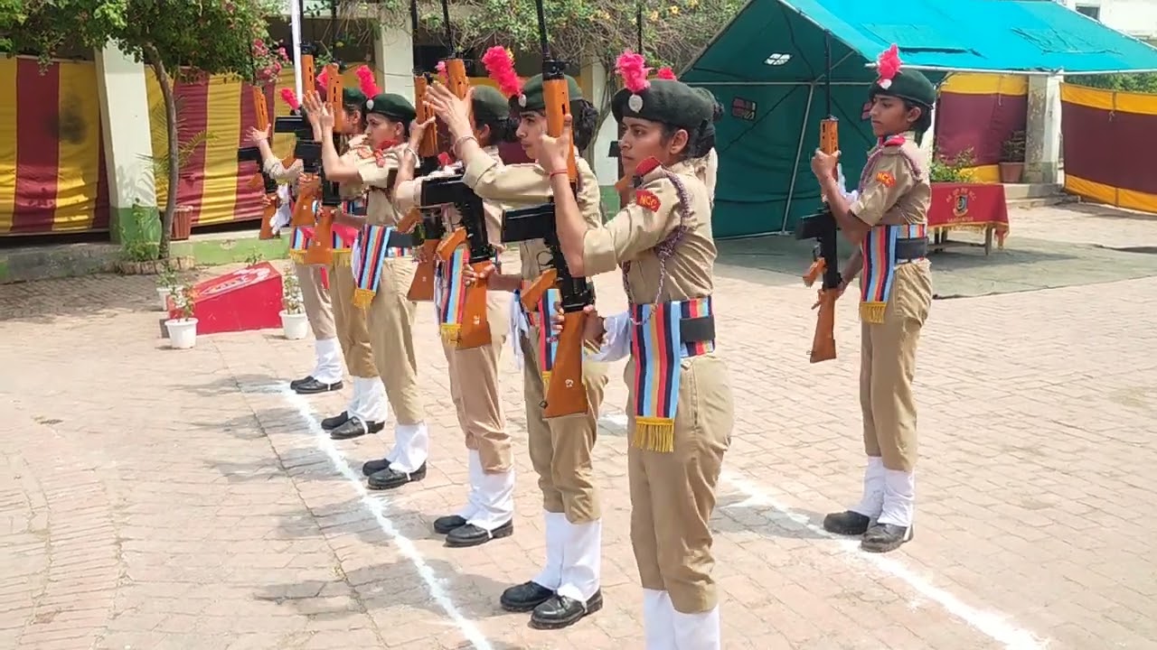 Guard of Honor , 86 up bn ( H.R Inter college Gangoh Saharanpur )2022 Camp #NCC #RDC #GirlCadet #IGC