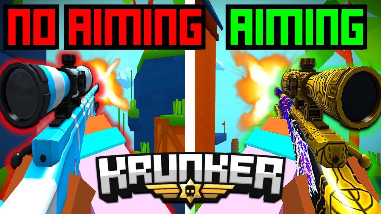 Krunker The *NEW* 0% SNIPER SCOPE (No Aim Power) EASY NUKES!