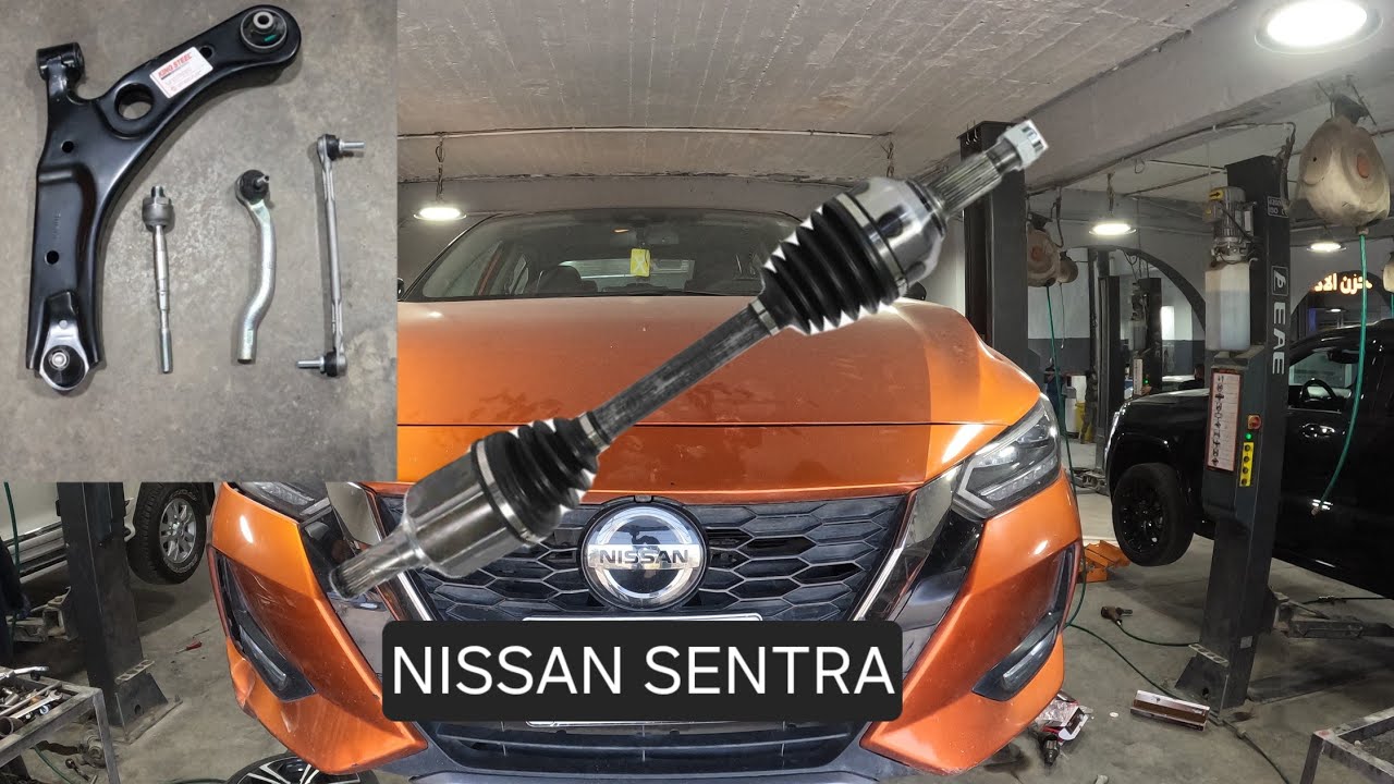 replacing CV axle - control arm - inner and outer tie rod ... nissan sentra 2020-2022