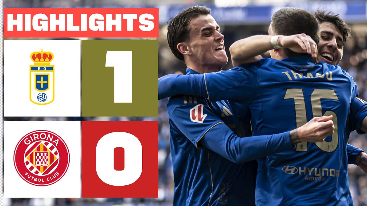 REAL OVIEDO 1 - 0 GIRONA FC | RESUMEN LALIGA EA SPORTS