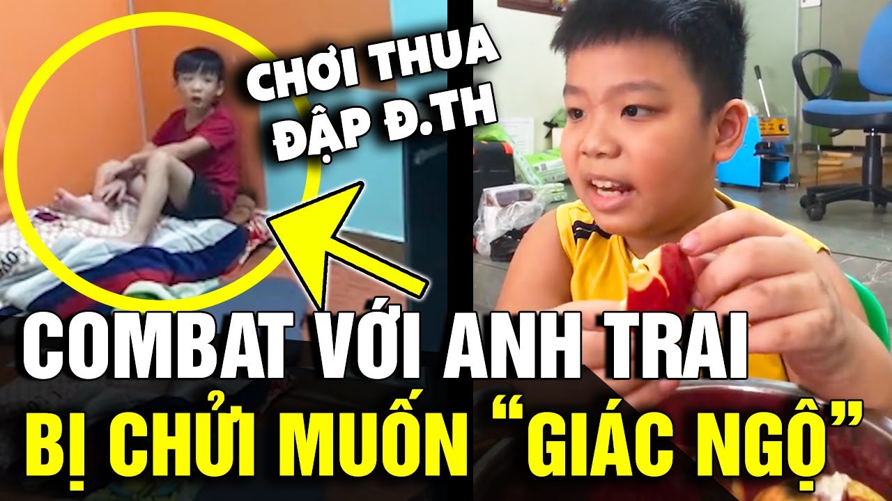Chơi thua 'ĐẬP ĐIỆN THOẠI', cậu bé bị anh trai chửi 'KHÔNG KỊP VUỐT MẶT' | Tin Nhanh 3 Phút