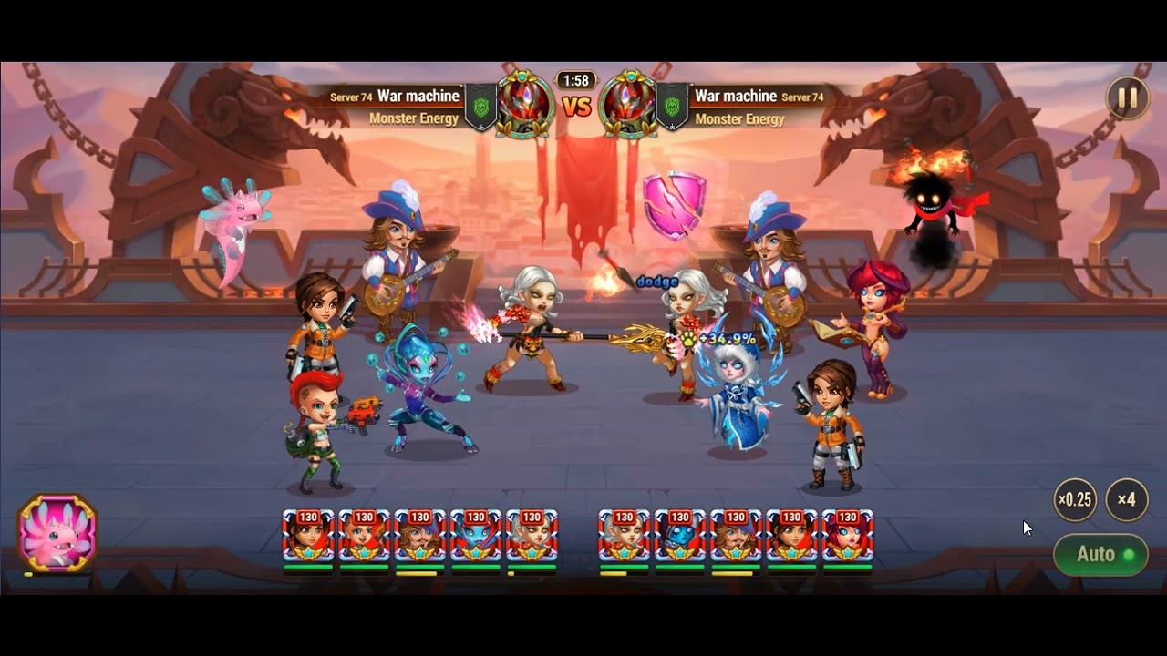 Hero wars- Which is the correct Qing mao meta team