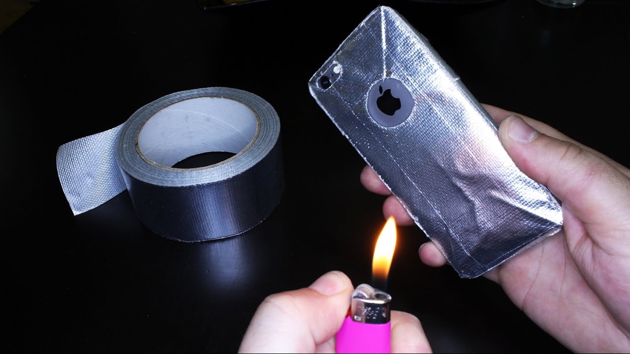 How To Make Fireproof Phone Case from Duct Tape