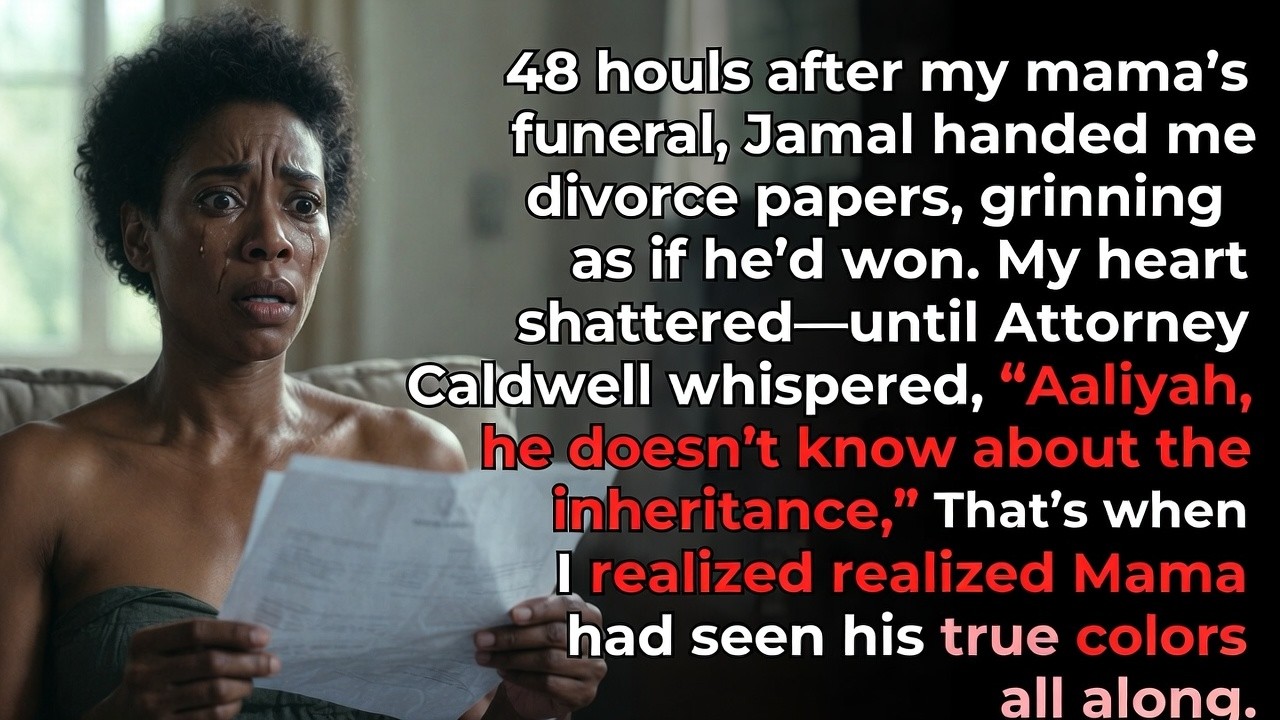 He Filed for Divorce Two Days After My Mom’s Funeral… You Won’t Believe Why!