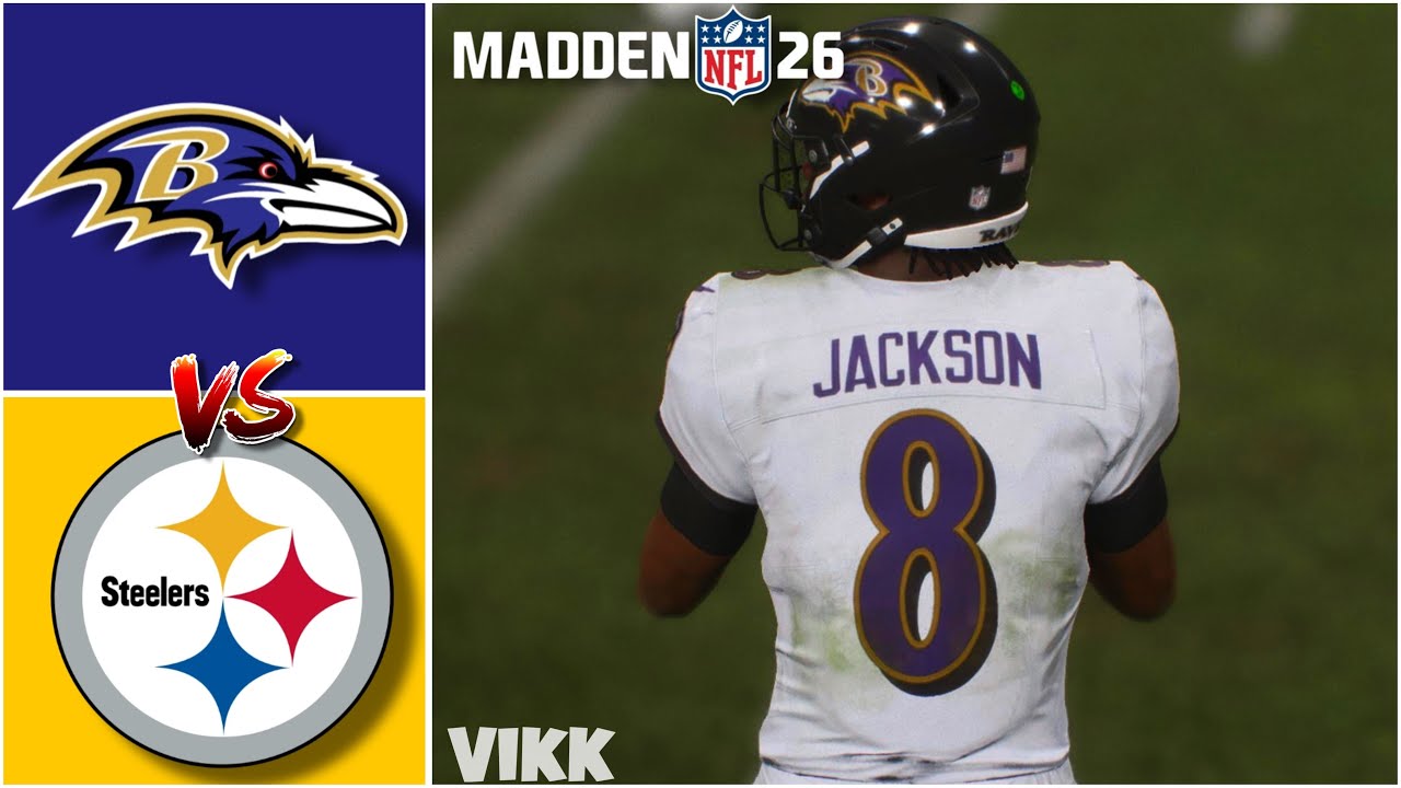 Ravens vs Steelers Week 18 Simulation (Madden 26)