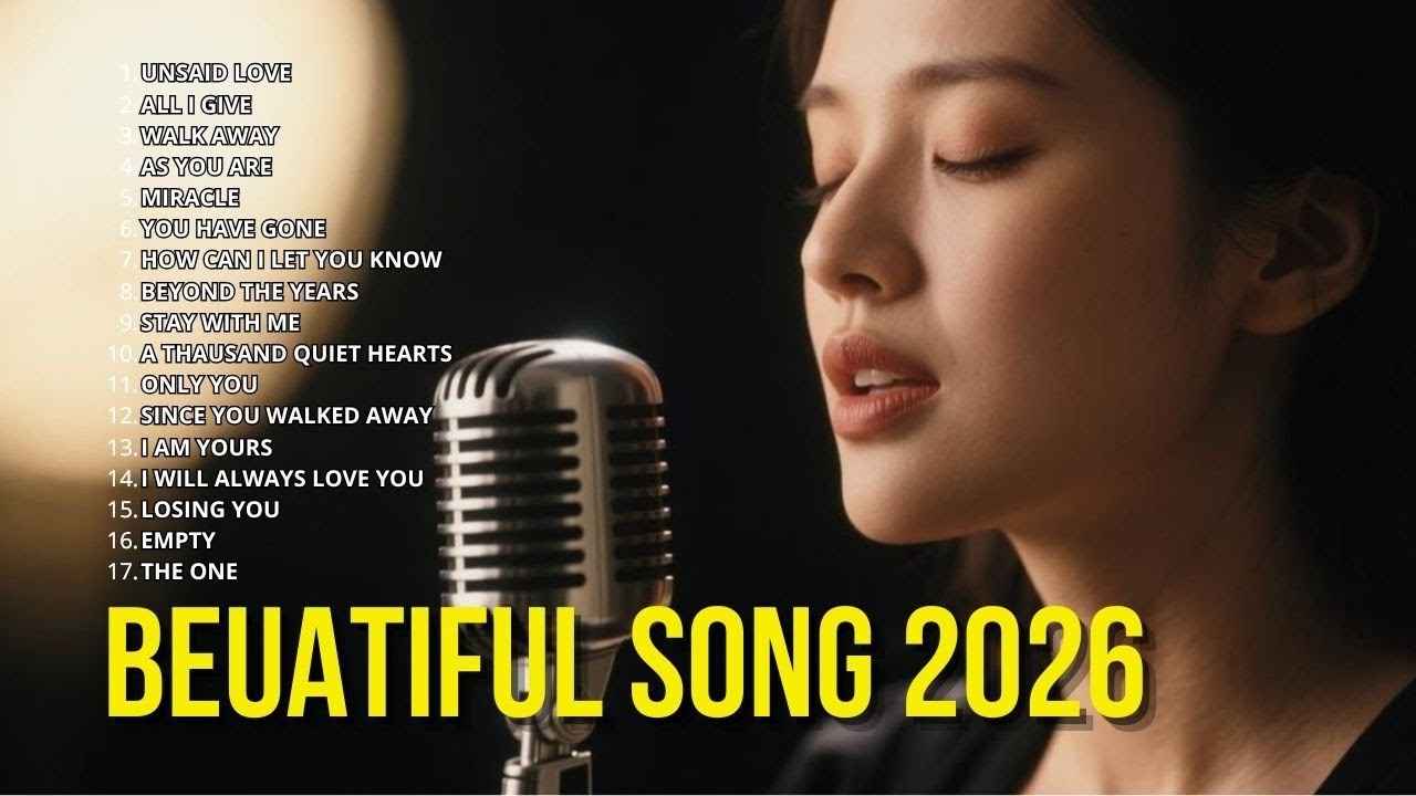 Slow Love Songs 2026 🎶 Romantic Playlist – Easy Listening & Relaxing Vibes