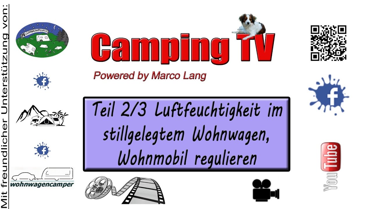 Teil 2/3 Luftfeuchtigkeit im stillgelegtem Wohnwagen, Caravan, Wohnmobil regulieren Salz Luftentf.