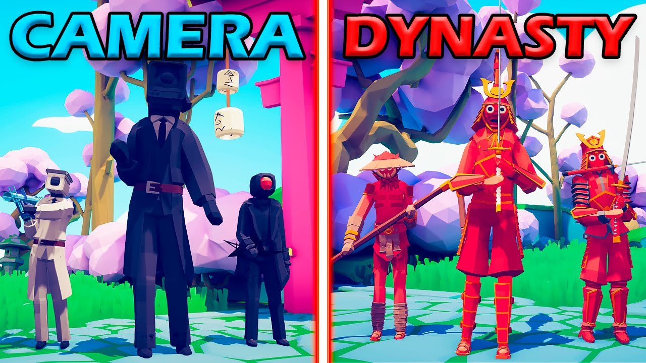 CAMERAMAN TEAM vs MEGA DYNASTY TEAM - Totally Accurate Battle Simulator | TABS